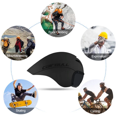 CAIRBULL Casque Aéro Léger Cyclisme Triathlon VTT Vélo De Route Casque De Vélo - Le Noir - Le Noir 4 CAIRBULL Casque Aéro Léger Cyclisme Triathlon VTT Vélo De Route Casque De Vélo - Le Noir - Le Noir – Image 2