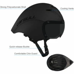 CAIRBULL Casque Aéro Léger Cyclisme Triathlon VTT Vélo De Route Casque De Vélo - Le Noir - Le Noir 10 CAIRBULL Casque Aéro Léger Cyclisme Triathlon VTT Vélo De Route Casque De Vélo - Le Noir - Le Noir -Protection auditive et tête Soldes 2022 61129473 4