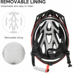 LIXADA Casque De Vélo Léger Avec Visière Dans Le Moule Casque De Vélo De Route De Montagne Casque De Protection De Sport En Plein Air Pour Hommes Et Femmes - Sans Lumière - 1 -Protection auditive et tête Soldes 2022 61129577 5
