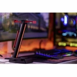 Surefire Gaming Vinson N1 Support Pour Casque Adapté Pour (casques):Casque Noir -Protection auditive et tête Soldes 2022 61189400 4