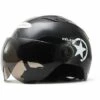 DECKON Moteur électrique Voiture Casque Scooter Vélo Visage Ouvert Demi Casquette De Baseball Anti-uv Sécurité Casque VéloBlack -Protection auditive et tête Soldes 2022 61255720 1