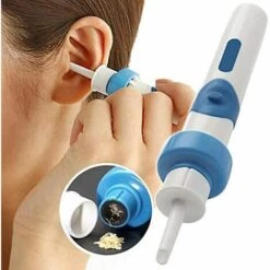 BARES Nettoyeur D'oreille Automatique, Appareil D'aspiration De Cire D'oreille Vide électrique, Oreille-Pick Outils Propres Ensemble Pour Adulte, Enfants