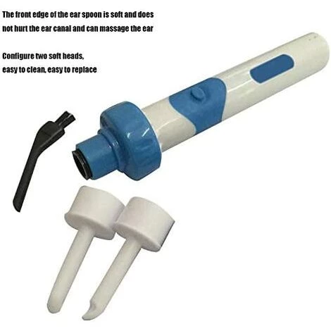 BARES Nettoyeur D'oreille Automatique, Appareil D'aspiration De Cire D'oreille Vide électrique, Oreille-Pick Outils Propres Ensemble Pour Adulte, Enfants 6 BARES Nettoyeur D'oreille Automatique, Appareil D'aspiration De Cire D'oreille Vide électrique, Oreille-Pick Outils Propres Ensemble Pour Adulte, Enfants – Image 4