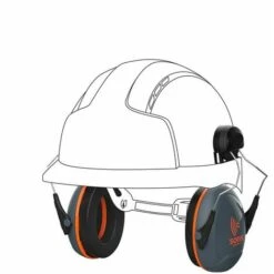 JSP SAFETY Coquilles Anti Bruit Compact SNR 31 - JSP - Orange