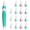 PERLE RARE Nettoyant Oreilles, Spirale Cire D'Oreille Nettoyeur Kit D'enlèvement De Cire D'oreille Spirale Cire D'oreille Remover Avec 15 Têtes De Remplacement, Adapté Aux Enfants Et Aux Adultes
