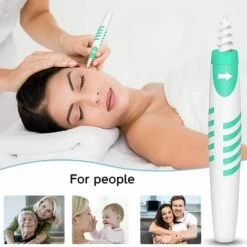 PERLE RARE Nettoyant Oreilles, Spirale Cire D'Oreille Nettoyeur Kit D'enlèvement De Cire D'oreille Spirale Cire D'oreille Remover Avec 15 Têtes De Remplacement, Adapté Aux Enfants Et Aux Adultes -Protection auditive et tête Soldes 2022 63731139 5