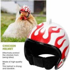PERLE RARE Casque De Poulet Casque Pour Animaux De Compagnie Mini Casque Animaux Jouet De Casque En Pour La TêTe De L'Animal Pour Petit Poulet Et Canard 2 PièCes -Protection auditive et tête Soldes 2022 63733987 5