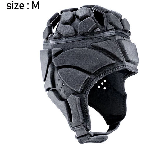 JUNJUN-Casque De Rugby Soft Shell Headgear Pour Football Hockey Rugby Roller SkatingBlackM 4 JUNJUN-Casque De Rugby Soft Shell Headgear Pour Football Hockey Rugby Roller SkatingBlackM – Image 2