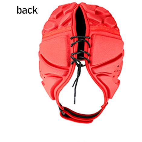 JUNJUN-Casque De Rugby Soft Shell Headgear Pour Football Hockey Rugby Roller SkatingRedM 6 JUNJUN-Casque De Rugby Soft Shell Headgear Pour Football Hockey Rugby Roller SkatingRedM – Image 4