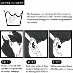 FOZIY Bouchons D'Oreille Pour Dormir,Bouchon D'oreille Anti Bruit En Silicone,Bouchon Doux D'oreille Imperméables ,Protection Auditive Bouchons D'Oreille,pour Ronfler,Voyager (Blanche),Fonepro 9 FOZIY Bouchons D'Oreille Pour Dormir,Bouchon D'oreille Anti Bruit En Silicone,Bouchon Doux D'oreille Imperméables ,Protection Auditive Bouchons D'Oreille,pour Ronfler,Voyager (Blanche),Fonepro -Protection auditive et tête Soldes 2022 63840913 3