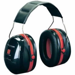 3M - Cache-oreilles 3M Peltor Optime III - Noir / Rouge - - Noir / Rouge
