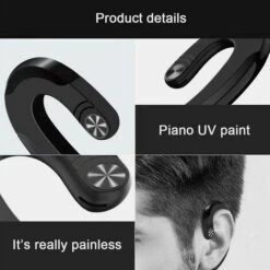 ILOVEMILAN Q25 Écouteurs à Conduction Osseuse Casque Sans Fil Bluetooth Mini Air Hook Pair -Protection auditive et tête Soldes 2022 63927237 3