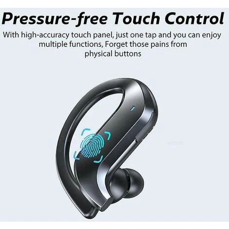 ILOVEMILAN Tws Casque Sans Fil Bluetooth Écouteurs Antibruit Sport Casque Étanche 9d Stéréo Écouteurs Sans Fil Avec Microphone 5.0 Noir 5 ILOVEMILAN Tws Casque Sans Fil Bluetooth Écouteurs Antibruit Sport Casque Étanche 9d Stéréo Écouteurs Sans Fil Avec Microphone 5.0 Noir – Image 3