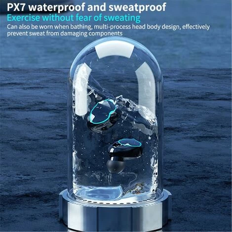 ILOVEMILAN Écouteurs Intra-auriculaires Sans Fil Bluetooth 5.1 M10 Led Écouteurs à Affichage Numérique 5 ILOVEMILAN Écouteurs Intra-auriculaires Sans Fil Bluetooth 5.1 M10 Led Écouteurs à Affichage Numérique – Image 3