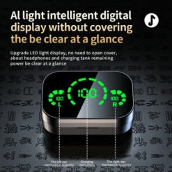 PERLE RARE Ecouteur Bluetooth, Écouteurs Sans Fil Étanche Oreillette Bluetooth Sport, Etui De Charge, Antibruit Micro Casque Bluetooth 5.3 Sport Pour IOS Android -Protection auditive et tête Soldes 2022 63958948 2