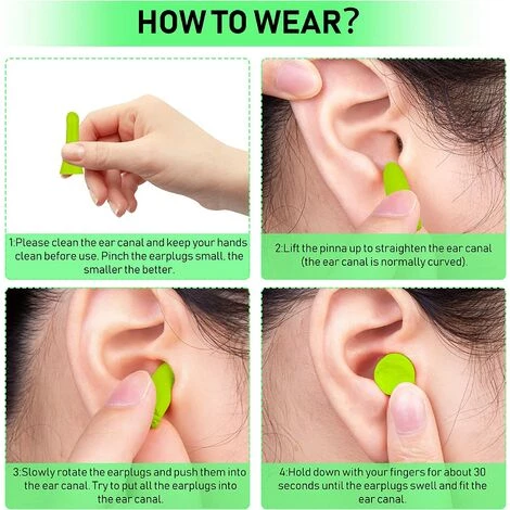 ARC-EN-CIéL Bouchons D’Oreilles, Bouchon D’Oreilles Anti Bruit 35.5 DB, Boule Quies Pour Dormir En Mousse Souple, Boule Quies Reutilisable Protection Auditive Pour Sommeil, Travail, Voyage - 60 Pairs, Arcenciél 7 ARC-EN-CIéL Bouchons D’Oreilles, Bouchon D’Oreilles Anti Bruit 35.5 DB, Boule Quies Pour Dormir En Mousse Souple, Boule Quies Reutilisable Protection Auditive Pour Sommeil, Travail, Voyage - 60 Pairs, Arcenciél – Image 5