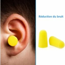 CARILLONSàVENT Carivent Bouchons D'Oreilles En Mousse (20 Paires), Bouchons D'Oreille Anti-Bruit Pour Dormir, étudier, Travailler, Voyager, Projets, Construction -Protection auditive et tête Soldes 2022 64141576 3