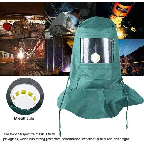 CARILLONSàVENT Anti Casque Anti-poussière,Carivent Outil De Protection Anti-poussière Anti-vent Pour Le Travail(1 Pièce, Vert) 5 CARILLONSàVENT Anti Casque Anti-poussière,Carivent Outil De Protection Anti-poussière Anti-vent Pour Le Travail(1 Pièce, Vert) – Image 3