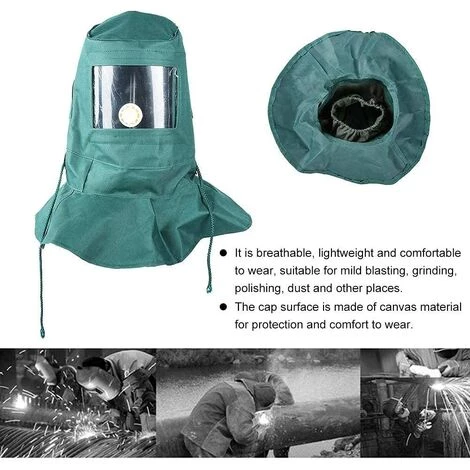 CARILLONSàVENT Anti Casque Anti-poussière,Carivent Outil De Protection Anti-poussière Anti-vent Pour Le Travail(1 Pièce, Vert) 6 CARILLONSàVENT Anti Casque Anti-poussière,Carivent Outil De Protection Anti-poussière Anti-vent Pour Le Travail(1 Pièce, Vert) – Image 4