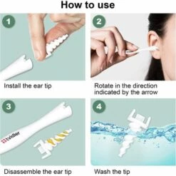 ZOLGINAH Tvidler Nettoyant Oreille,Cire D'oreille Remover - Spiral Ear Cleaner - Outil Pour Enlever La Cire D'oreille. 10 ZOLGINAH Tvidler Nettoyant Oreille,Cire D'oreille Remover - Spiral Ear Cleaner - Outil Pour Enlever La Cire D'oreille. -Protection auditive et tête Soldes 2022 64170276 4