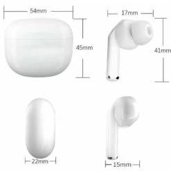CADEAUX Casque Bluetooth Sans Fil, Gen 3, Casque Stéréo Bluetooth 5.0 Avec Microphone Intégré HD, Tactile, Autonomie De 6 Heures, Pour IOS Et Android, Jogging, Sport, Blanc -Protection auditive et tête Soldes 2022 64219250 3