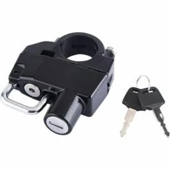 BF Serrure De Casque De Moto Antivol, Serrure De Sécurité De Casque Inviolable Pour Vélo De Rue De Scooter De Moto