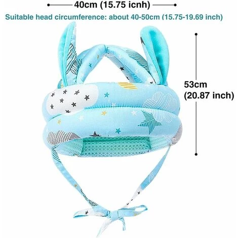 PREMIER Casque De Sécurité Pour Bébé,Casquette De Protection Pour Bébé, Casque De Marche Pour Tout-Petit, Chapeau Réglable, Casque De Sécurité Pour Tout-Petit, Pour Marcher Et Jouer 4 PREMIER Casque De Sécurité Pour Bébé,Casquette De Protection Pour Bébé, Casque De Marche Pour Tout-Petit, Chapeau Réglable, Casque De Sécurité Pour Tout-Petit, Pour Marcher Et Jouer – Image 2