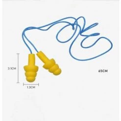 Ensoleillé Bouchons D'oreilles En Silicone Protection Auditive6 Morceaux （jaune） -Protection auditive et tête Soldes 2022 64994303 2
