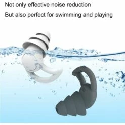 BF Bouchons D'oreilles Pour Dormir, 4 Paires De Bouchons D'oreilles En Silicone Réutilisables Bouchons D'oreilles Antibruit Bouchons D'oreilles Sommeil Ronflement Voyage Travail Noir Gris 8 BF Bouchons D'oreilles Pour Dormir, 4 Paires De Bouchons D'oreilles En Silicone Réutilisables Bouchons D'oreilles Antibruit Bouchons D'oreilles Sommeil Ronflement Voyage Travail Noir Gris -Protection auditive et tête Soldes 2022 65270252 3