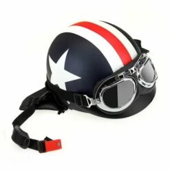 LIFCAUSAL Casque De Moto Demi-visage Ouvert Avec Lunettes Visière écharpe Motard Scooter Casque De Tourisme 10 LIFCAUSAL Casque De Moto Demi-visage Ouvert Avec Lunettes Visière écharpe Motard Scooter Casque De Tourisme -Protection auditive et tête Soldes 2022 65275319 4