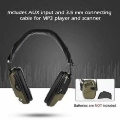 BDD Casque Antibruit De Chasse En Plein Air Cache-oreilles De Tir électronique Avec Suppression De Bruit (vert Militaire) -Protection auditive et tête Soldes 2022 65373457 4