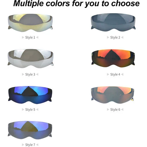 HAPPYSHOPPING Verres De Casque De Moto Pour Les Casques Scorpion EXO Verres De Lunettes, REVO Clear Blue - REVO Clear Blue 5 HAPPYSHOPPING Verres De Casque De Moto Pour Les Casques Scorpion EXO Verres De Lunettes, REVO Clear Blue - REVO Clear Blue – Image 3