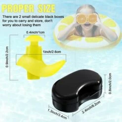 OSQI Lot De 2 Paires De Bouchons D'oreille En Silicone Pour La Natation -Protection auditive et tête Soldes 2022 65502999 2