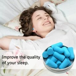 OSQI Bouchons D'oreille En Mousse Souple, 38 DB, SNR Le Plus élevé, 60 Paires De Bouchons D'oreille Confortables Et Réutilisables Pour Dormir, Ronfler, étudier (bleu) 9 OSQI Bouchons D'oreille En Mousse Souple, 38 DB, SNR Le Plus élevé, 60 Paires De Bouchons D'oreille Confortables Et Réutilisables Pour Dormir, Ronfler, étudier (bleu) -Protection auditive et tête Soldes 2022 65504737 3