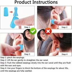 OSQI Bouchons D'oreille En Mousse Souple, 38 DB, SNR Le Plus élevé, 60 Paires De Bouchons D'oreille Confortables Et Réutilisables Pour Dormir, Ronfler, étudier (bleu) 11 OSQI Bouchons D'oreille En Mousse Souple, 38 DB, SNR Le Plus élevé, 60 Paires De Bouchons D'oreille Confortables Et Réutilisables Pour Dormir, Ronfler, étudier (bleu) -Protection auditive et tête Soldes 2022 65504737 5