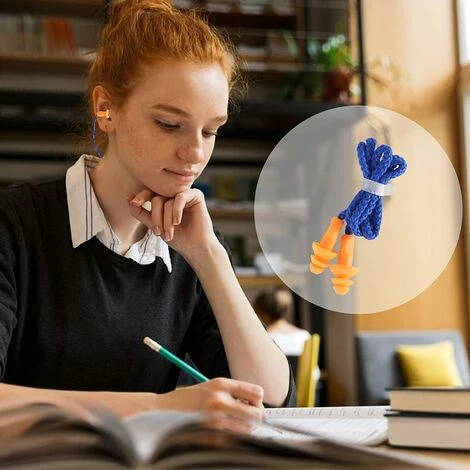 HEGUYEY 15 Paires Bouchons D'Oreilles De Sommeil, Bouchons D'Oreilles En Silicone Bouchons D'Oreilles De Protection Auditive Réutilisables Bouchons D'Oreilles En Silicone Avec Cordon, Bouchons D'Oreilles Sommeil Pour Travail Étude Lieux Bruyants 7 HEGUYEY 15 Paires Bouchons D'Oreilles De Sommeil, Bouchons D'Oreilles En Silicone Bouchons D'Oreilles De Protection Auditive Réutilisables Bouchons D'Oreilles En Silicone Avec Cordon, Bouchons D'Oreilles Sommeil Pour Travail Étude Lieux Bruyants – Image 5