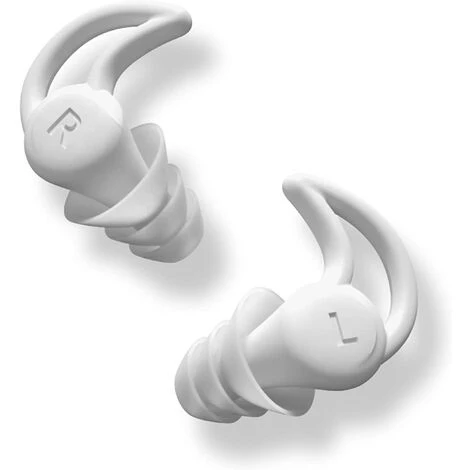ILOVEMILAN Bouchons D'oreille à Réduction De Bruit Silencieux, Bouchons D'oreille En Silicone Flexibles Super Doux Et Réutilisables Pour Dormir, Nager, Sensibilité Au Bruit Et Vols, Ronflement, Blanc 3 ILOVEMILAN Bouchons D'oreille à Réduction De Bruit Silencieux, Bouchons D'oreille En Silicone Flexibles Super Doux Et Réutilisables Pour Dormir, Nager, Sensibilité Au Bruit Et Vols, Ronflement, Blanc