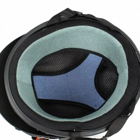 JARDIBRICODECO Casque De Moto Noire / Bleu AG221F 5 JARDIBRICODECO Casque De Moto Noire / Bleu AG221F – Image 3