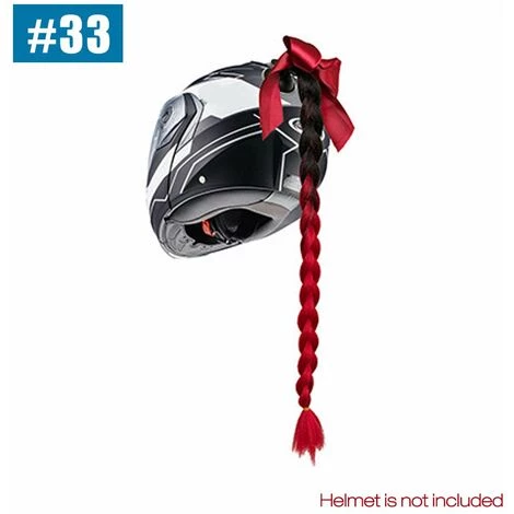 LIFCAUSAL Motos Gradient Rampe Casque Décorer Tresses Rétro Moto Casque Tresses 3 LIFCAUSAL Motos Gradient Rampe Casque Décorer Tresses Rétro Moto Casque Tresses