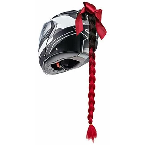 LIFCAUSAL Motos Gradient Rampe Casque Décorer Tresses Rétro Moto Casque Tresses 7 LIFCAUSAL Motos Gradient Rampe Casque Décorer Tresses Rétro Moto Casque Tresses – Image 5
