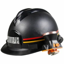 LIFCAUSAL Matériau ABS Casque De Mineur Casque De Travail Souterrain Casque De Sécurité Anti-perçage Construction Casque De Travail (Noir) -Protection auditive et tête Soldes 2022 65755699 5