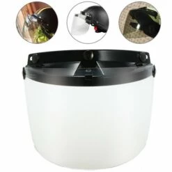 LIFCAUSAL Lentille Universelle De Bouclier De Visière Rabattable à 3 Boutons-pression Pour Casque De Moto à Face Ouverte Rétro -Protection auditive et tête Soldes 2022 65755817 4