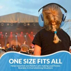 YEURIé Protection Auditive Et Réduction Du Bruit - Léger, Réglable Et Pliable - NRR 20 DB - Protection Auditive De Sécurité Pour Tir, Travail De Machines Lourdes Et De Chasse - Convient Aux Adultes Et Aux Enfants - Bleu, Bleu Clair., Grand -Protection auditive et tête Soldes 2022 65775194 4