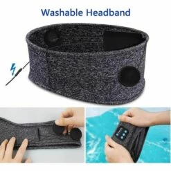 LUCKY-88 Cadeaux De Bandeau Bluetooth Pour Hommes Et Femmes - Cadeau Original Bandeau Musique Casque Masque De Nuit Pour Homme, Cadeau Créatif Bandeau Bluetooth Masque Pour Les Yeux Endormis Pour Femme, Cadeau De Noël Bandeau Masque De Sommeil -Protection auditive et tête Soldes 2022 65802767 5