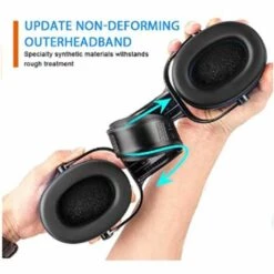 LUCKY-88 Insonorisation, Anti-bruit, Muet, Anti-bruit, Super Cache-oreilles, Bouchons D'oreille, Cache-oreilles Muet à Double Tête, Rouge -Protection auditive et tête Soldes 2022 65806568 4