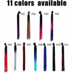 LITZEE Motos Gradient Rampe Casque Décorer Tresses Rétro Moto Casque Tresses - 4 Noir Violet Bleu Roi Casques -Protection auditive et tête Soldes 2022 65813568 3