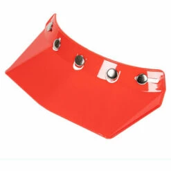 LITZEE Visière Universelle à 5 Boutons-pression Pour Casque De Moto à Visage Ouvert, Pare-vent Rabattable, Bouclier De Casque De Moto, Languette - Rouge Casques -Protection auditive et tête Soldes 2022 65814184 5