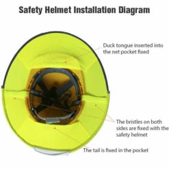LITZEE Le Bord Du Casque De Protection Solaire Convient Au Casque De Protection Solaire De Sécurité Réfléchissant Pour Les Chantiers De Construction Installation Extérieure - Orange Casques 9 LITZEE Le Bord Du Casque De Protection Solaire Convient Au Casque De Protection Solaire De Sécurité Réfléchissant Pour Les Chantiers De Construction Installation Extérieure - Orange Casques -Protection auditive et tête Soldes 2022 65814540 3