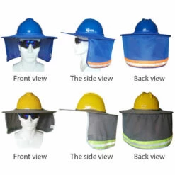 LITZEE Le Bord Du Casque De Protection Solaire Convient Au Casque De Protection Solaire De Sécurité Réfléchissant Pour Les Chantiers De Construction Installation Extérieure - Orange Casques 10 LITZEE Le Bord Du Casque De Protection Solaire Convient Au Casque De Protection Solaire De Sécurité Réfléchissant Pour Les Chantiers De Construction Installation Extérieure - Orange Casques -Protection auditive et tête Soldes 2022 65814540 4