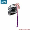 LITZEE Motos Gradient Rampe Casque Décorer Tresses Rétro Moto Casque Tresses - 20 Poudre Violet Casques -Protection auditive et tête Soldes 2022 65814862 1